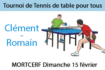 Tournoi de tennis de table