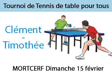 Tournoi de tennis de table