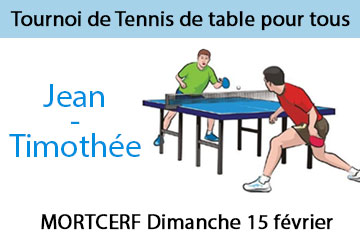 Tournoi de tennis de table