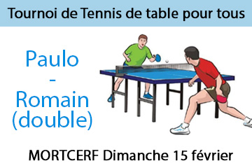 Tournoi de tennis de table