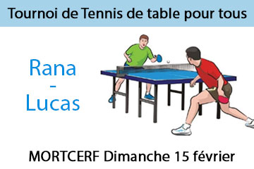 Tournoi de Tennis de table