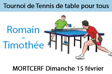 Tournoi de Tennis de table