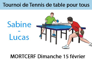 Tournoi de Tennis de table