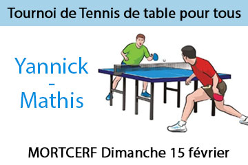 Tournoi de Tennis de table